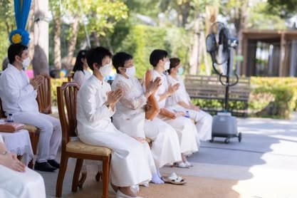 บรรยากาศการอบรมปฏิบัติธรรม วัดป่าเลิศธรรมนิมิต