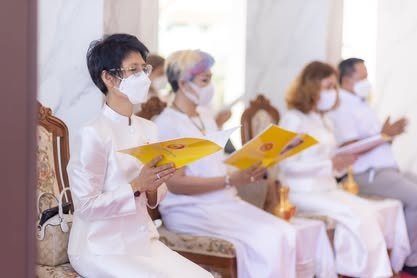บรรยากาศการอบรมปฏิบัติธรรม วัดป่าเลิศธรรมนิมิต