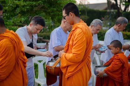 บรรยากาศการอบรมปฏิบัติธรรม วัดป่าเลิศธรรมนิมิต