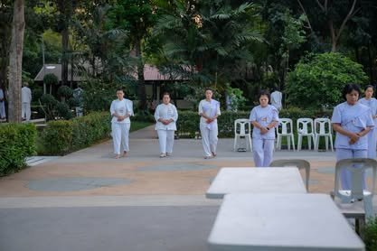 บรรยากาศการอบรมปฏิบัติธรรม วัดป่าเลิศธรรมนิมิต