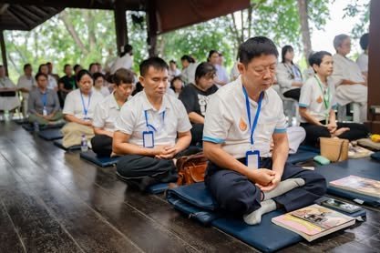 บรรยากาศการอบรมปฏิบัติธรรม วัดป่าเลิศธรรมนิมิต