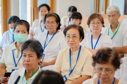 บรรยากาศการอบรมปฏิบัติธรรม วัดป่าเลิศธรรมนิมิต