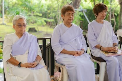 บรรยากาศการอบรมปฏิบัติธรรม วัดป่าเลิศธรรมนิมิต