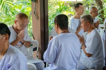 บรรยากาศการอบรมปฏิบัติธรรม วัดป่าเลิศธรรมนิมิต